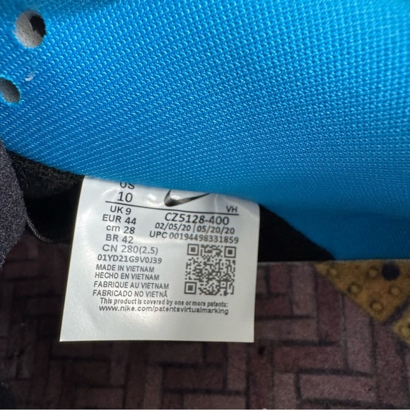 Nike SB x Instant Dunk Low Pro QS 2 Black and Blue Sneakers - Picture 7 of 14